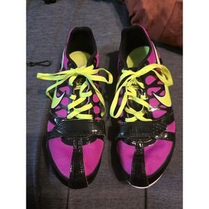 Nike Zoom Rival Sprint Track Spikes W 7 Pink Volt Black w/ Key Missing 1 Spike
